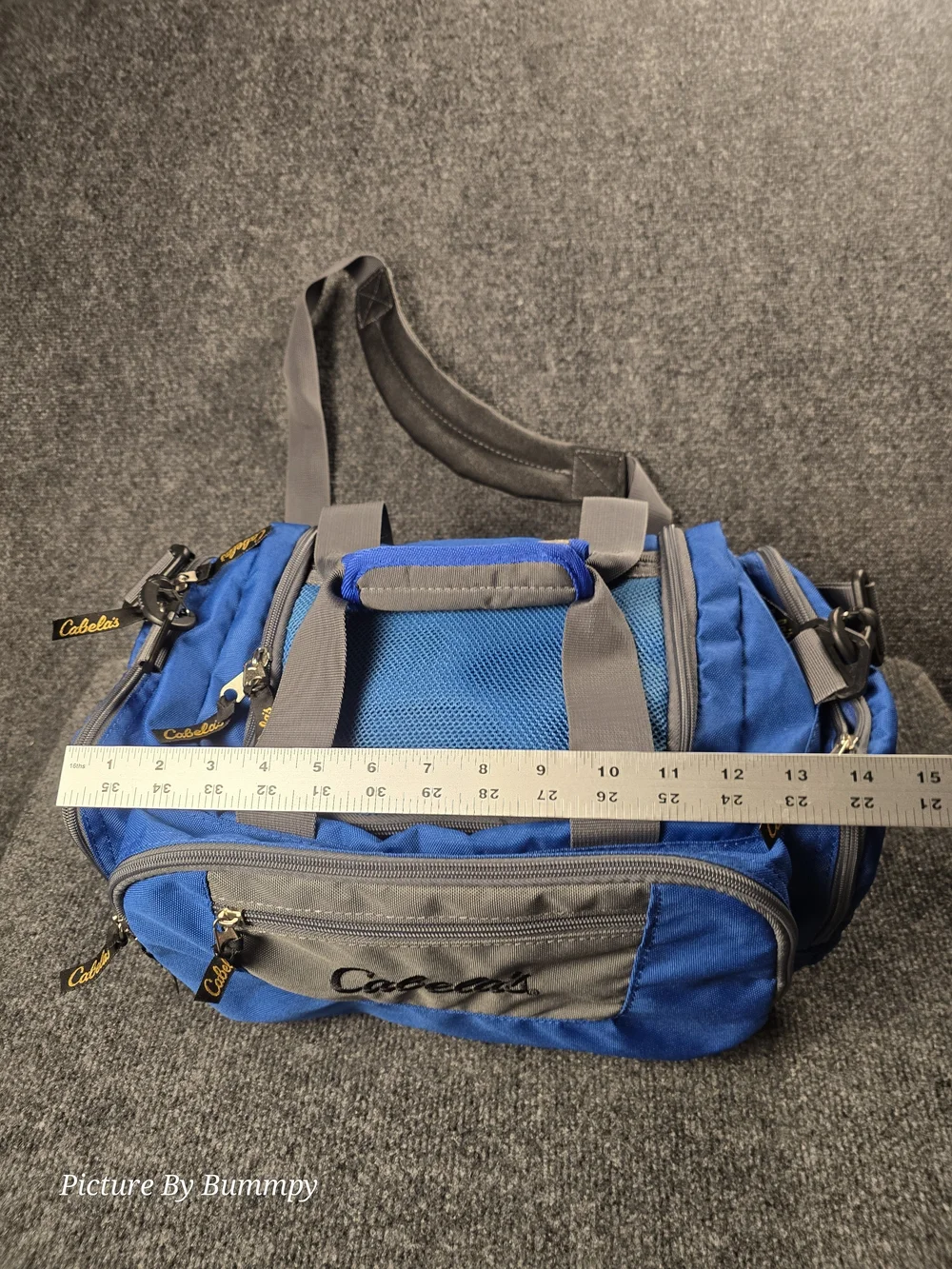 Cabela's Blue & Gray Men's Travel Duffle Bag